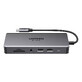 HUB Ugreen CM681 15978 13in1 USB-C - 2x USB-A 3.2 / 2x USB-A 3.0 / USB-C 3.2 / 2x HDMI / DisplayPort / RJ45 / SD en TF / AUX / USB-C PD
