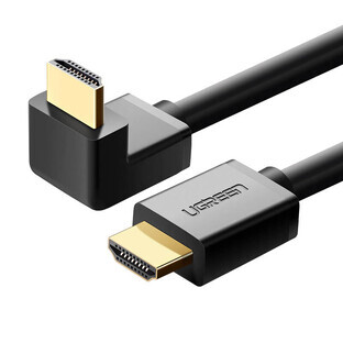 Ugreen cablu HDMI unghiular (90°) 4K 2m negru (HD103)