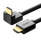 Ugreen cablu HDMI unghiular (90°) 4K 2m negru (HD103)