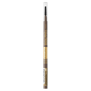 Eveline Cosmetics Micro Precise Ultra Precise Matita per sopracciglia 02 Marrone morbido, 1 pezzo