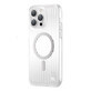 Kingxbar PQY Go Out Series caz magnetic iPhone 14 MagSafe argintiu