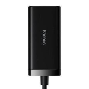 Baseus GaN3 Pro schnelles Universal-Ladegerät GaN 2 x USB Typ C / 2x USB 100W PD3.0, QC4.0+, AFC schwarz (CCGP000101) Baseus GaN3 Pro schnelles Universal-Ladegerät GaN 2 x USB Typ C / 2x USB 100W PD3.0, QC4.0+, AFC schwarz (CCGP000101)