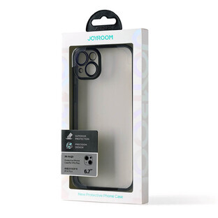 Joyroom 14Q Case Tasche für iPhone 14 Plus Hülle mit Metallrahmen schwarz (JR-14Q3-schwarz)