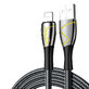 Joyroom Mermaid Series K6 USB-A / Lightning 2.4A 2m kabel - zwart