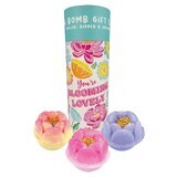 Bomb Cosmetics You re Blooming Lovely geschenkkoker met badbruisballen, 3 stuks