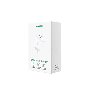 Ugreen Caricatore rapido USB Tipo C / USB 36 W Quick Charge 4.0 Power Delivery bianco (60468 CD170) Ugreen Caricatore rapido USB Tipo C / USB 36 W Quick Charge 4.0 Power Delivery bianco (60468 CD170)