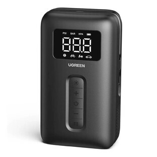 Compresor de aire Ugreen CD259 con batería recargable y luz LED - negro