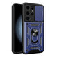 Custodia Hybrid Armor Camshield per Samsung Galaxy S24 Ultra blindata con copertura della fotocamera - blu