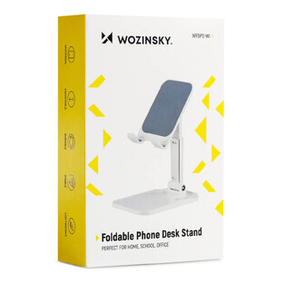 Wozinsky soporte de sobremesa para teléfono soporte para tableta plegable blanco (WFDPS-W1) Wozinsky soporte de sobremesa para teléfono soporte para tableta plegable blanco (WFDPS-W1)