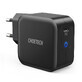 Choetech GaN USB Type C fast charger 61W 3A Power Delivery black (Q6006)