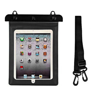 Waterdichte PVC tablet hoes - zwart