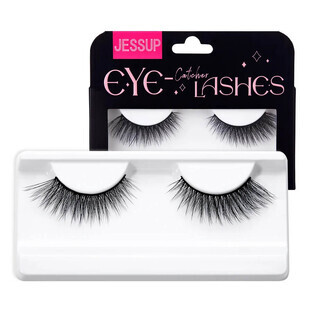 Jessup Faux cils Cils artificiels sur bande FE102