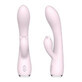 Fanny Illuminated Vibrator with 9 vibration modes in the shape of a rabbit Light Pink