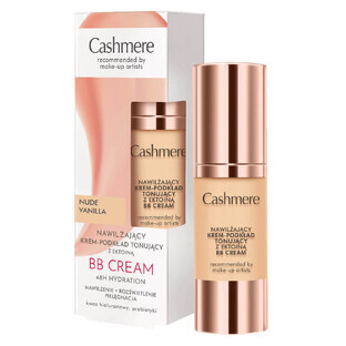 Cashmere Moisturizing Cream-Tone Primer with Ectoine Nude Vanilla, 30 ml