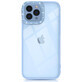 Kingxbar Sparkle Series iPhone 13 Pro funda con cristales tapa trasera azul