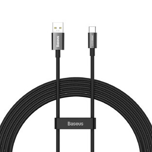 Baseus Superior Series SUPERVOOC Câble USB-A vers USB-C 65W 2m noir