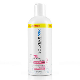 Solverx Sensitive Skin for Women Duschgel, 400ml