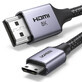 Ugreen HD163 15514 mini HDMI / HDMI 2.1 8K câble de 1m - gris