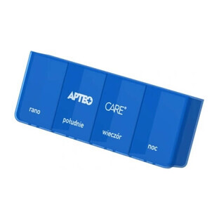 Apteo Care One-day medication dosage cassette, four-chambered, 1 piece