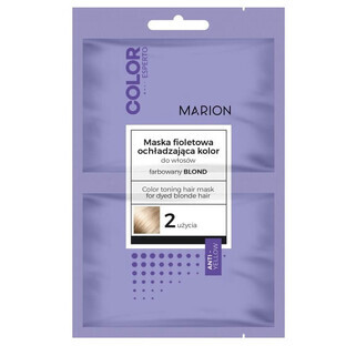 Marion Verkoelend paars haarmasker, 2 x 20 ml