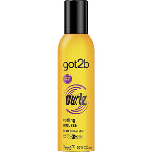Got2B Espuma para cabello rizado, 250 ml