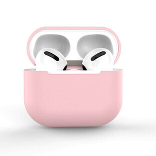 Custodia per auricolari AirPods Pro in silicone morbido rosa (custodia C)
