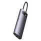 Baseus StarJoy HUB 6in1 USB Type C - 3x USB / HDMI / RJ45 (1Gbps) / USB Type C PD gray (WKWG080013)