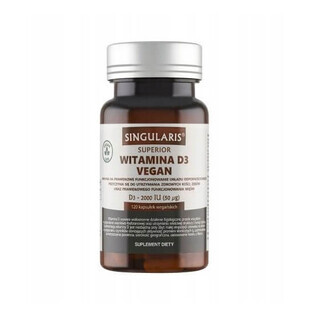 Singularis Superieure Vitamine D3 2000 IU Vegan, 120 capsules