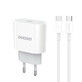 Dudao A14EUC PD 20W USB-C încărcător de rețea cu cablu - alb