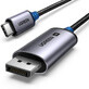 Câble Ugreen CM556 avec connecteurs USB-C et DisplayPort 8K longueur 3m - gris