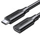 Cavo Ugreen 10387 USB-C - USB-C PD QC 4K 60Hz 100W 5A 10Gbps 1m - nero