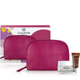 Collistar Attivi Puri Set Gel acquoso con acido ialuronico e ceramidi 50 ml + crema contorno occhi con acido ialuronico e peptidi 5 ml + borsa cosmetica