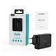 Choetech GaN 140W 4-poorts oplader (2x USB C, 2x USB) zwart (PD6005)