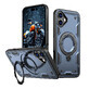 Funda Hybrid Armor Trendy con MagSafe para iPhone 16 - azul