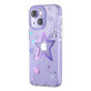Kingxbar Heart Star Series iPhone 14 Plus caz violet caz stea