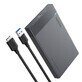 Ugreen HDD SSD drive bay SATA 2.5 USB 3.2 Gen 1 (5 Gbps) micro USB SuperSpeed + 0.5m cable black (US221 30848)