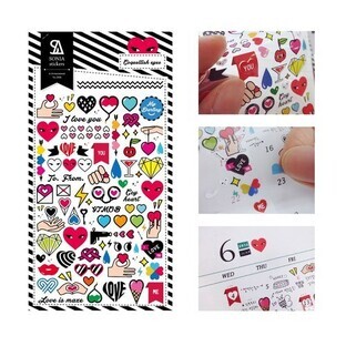 Suatelier harten decoratieve stickers