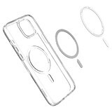 Spigen Ultra Hybrid Mag case with MagSafe for iPhone 14 - transparent white