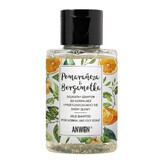 Anwen Shampooing doux pour cuir chevelu normal et gras Orange amp ; Bergamote, 50 ml