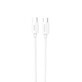 Dudao L4C Câble USB-C / USB-C 30W 2m - blanc