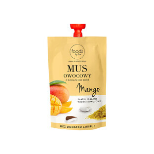 Foods by Ann, Mousse di frutta al mango e fiocchi di grano saraceno e chips di cocco, 100g