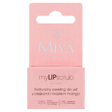 Miya Cosmetics MyLIPscrub Exfoliante labial natural con aceites y manteca de mango, 10 g