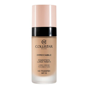 Collistar Impeccabile Long Wear Foundation Langhoudende gezichtsfoundation SPF15 3N, 30 ml