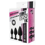 Dream Toys Fantasstic Anal Training Kit White Stone anal plug, 3 pièces