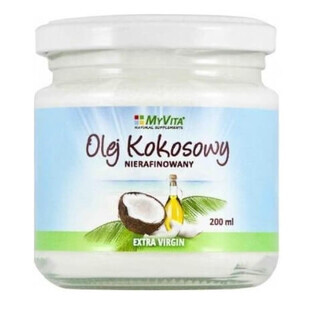 MyVita, Coconut oil, unrefined, 200 ml