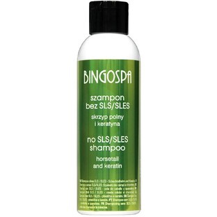 BingoSpa Shampoo senza SLES/SLS con equiseto di campo e cheratina, 100ml