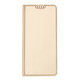 Dux Ducis Skin Pro case Samsung Galaxy S23+ case with flap card wallet stand gold