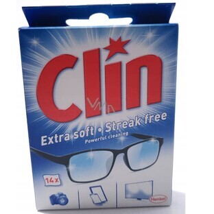 Clin Eyeglass Cleaning Wipes, 14 Stück