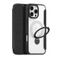 Dux Ducis Skin X Pro Tasche für iPhone 16 Pro Max mit MagSafe, Klappe und Ständer - schwarz
