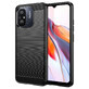 Carbon caz caz pentru Xiaomi Redmi 11A / Poco C55 / Redmi 12C silicon flexibil carbon caz negru